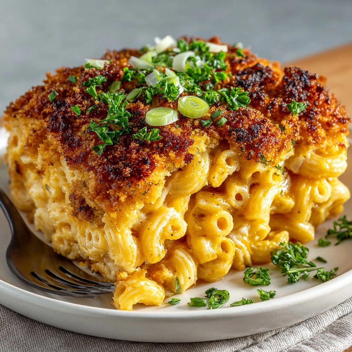 Imagine the comforting, cheesy Katsu Curry Mac and Cheese, bubbling hot from the oven.
