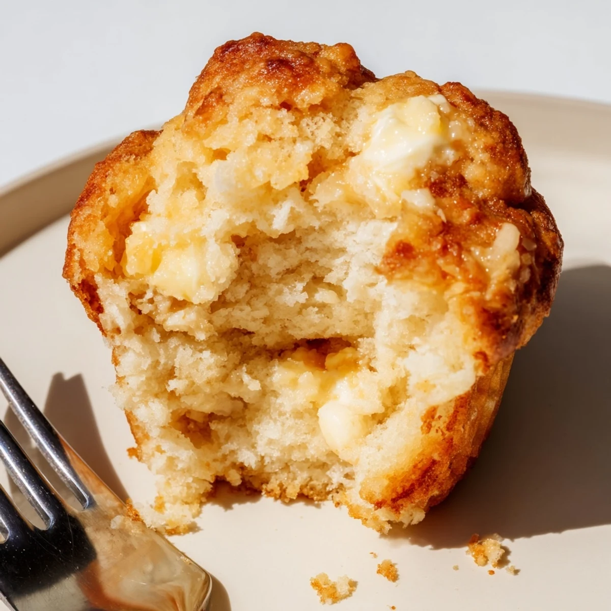 Tender cream cheese muffins infused with sweet tea, ideal with honey butter spread.
