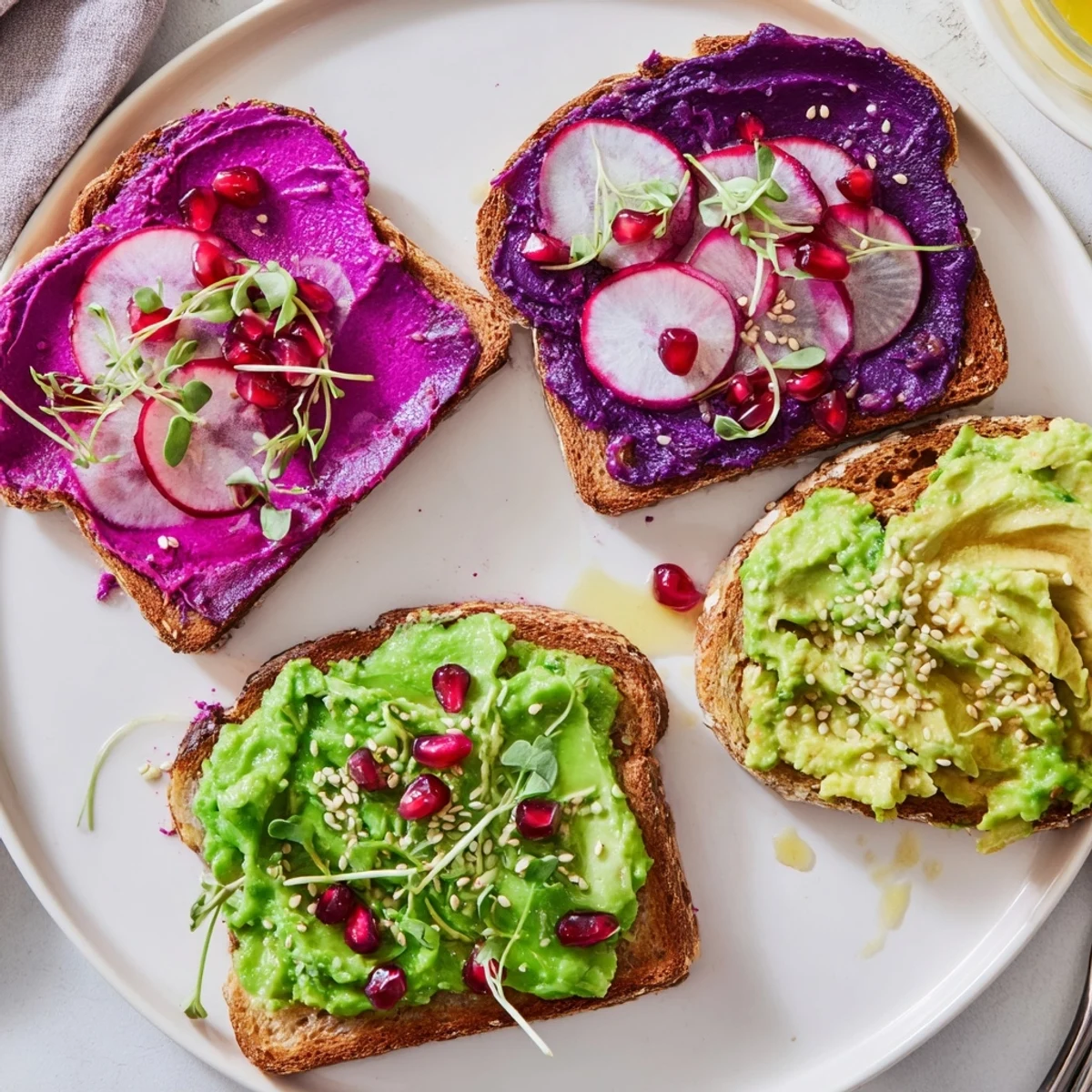 Bright Bold Breakfast Toasts
