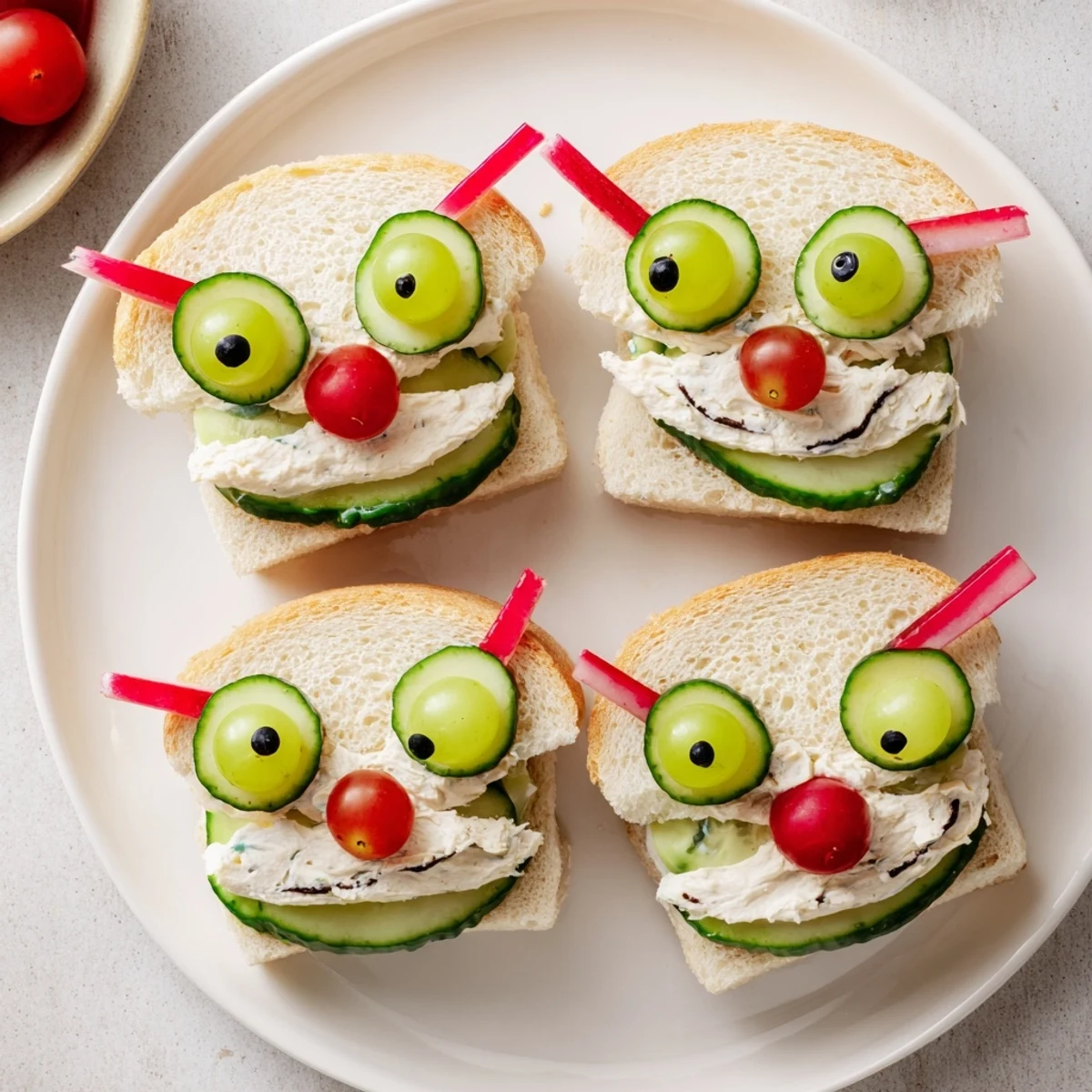 Kids will adore these fun Prince Charming Froggy Sandwiches shaped into adorable frogs for lunch.