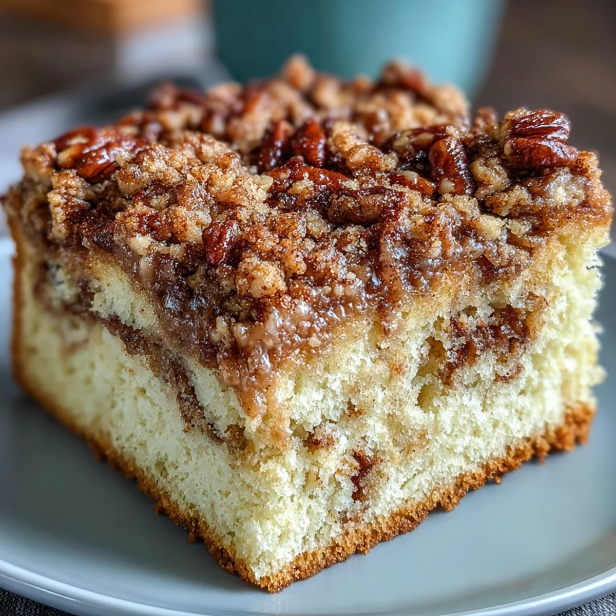 Warm cardamom coffee cake with golden streusel topping and tender crumb, perfect for cozy mornings.