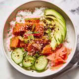 Leftover Salmon Rice Bowl