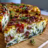 One-Pan Ham Swiss Frittata