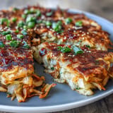 Crispy Cabbage Kimchi Pancakes