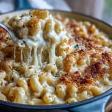 Golden, bubbling one-pot mac and cheese, a quick and easy weeknight comfort food.