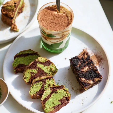 Decadent Global Dessert Mash-Ups showcasing varied flavors in beautifully plated servings.  