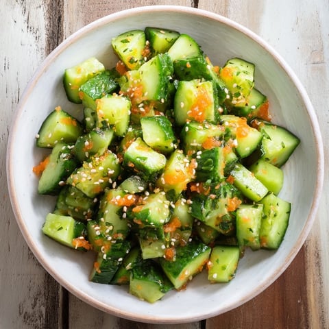Simple Cucumber and Dill Chopped Salad: a light, vibrant salad bursting with fresh cucumber and dill flavors.