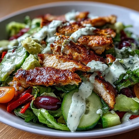 Light Chicken Shawarma Salad Bowls with Lemon Tahini Drizzle in vibrant, fresh arrangement.