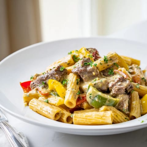 Philly Cheese Steak Pasta #173