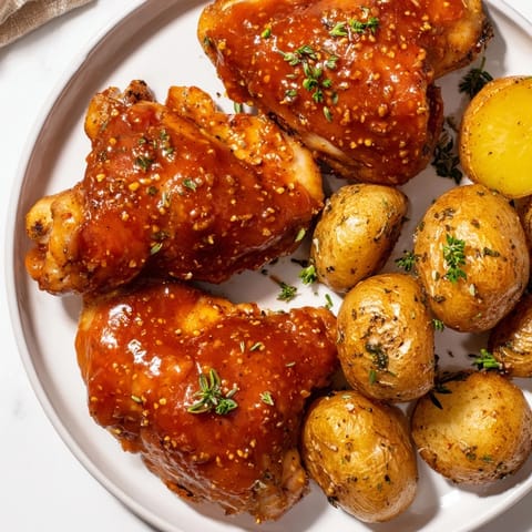 Honey Mustard Chicken Potatoes