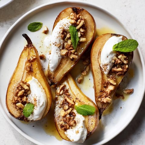 Roasted Pears with Walnuts