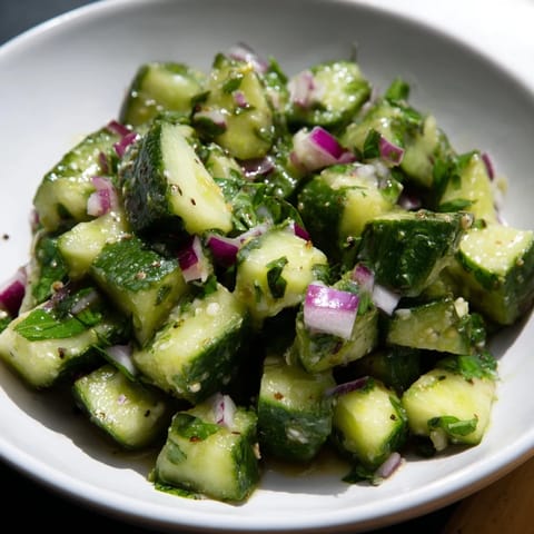 Simple Cucumber Dill Salad