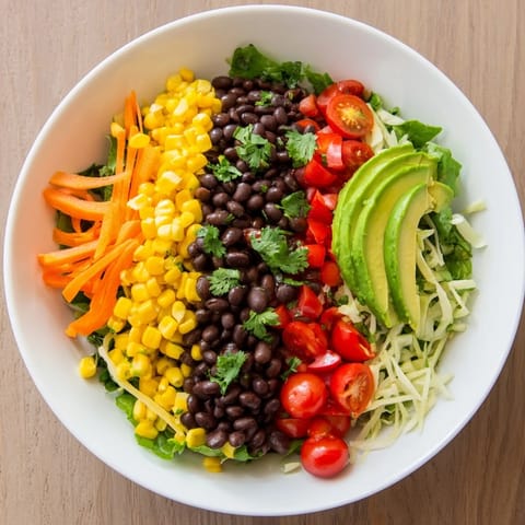 Southwest Sunset Layered Salad