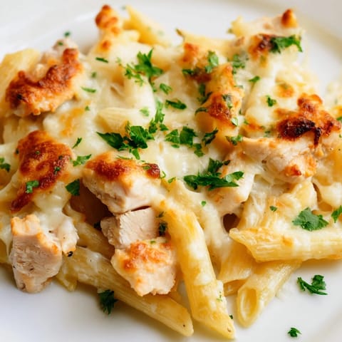 Chicken Alfredo Bake