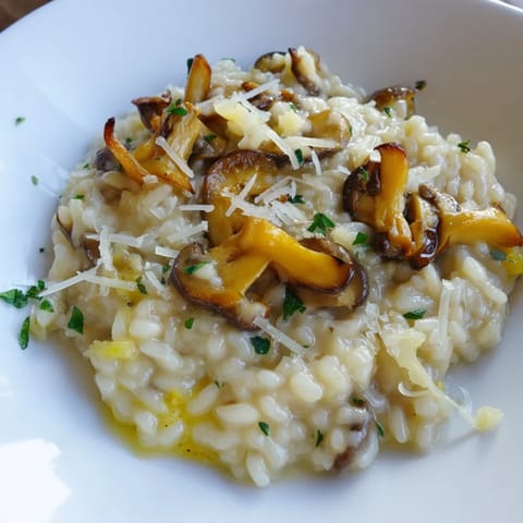 Risotto with Mushrooms Parmesan