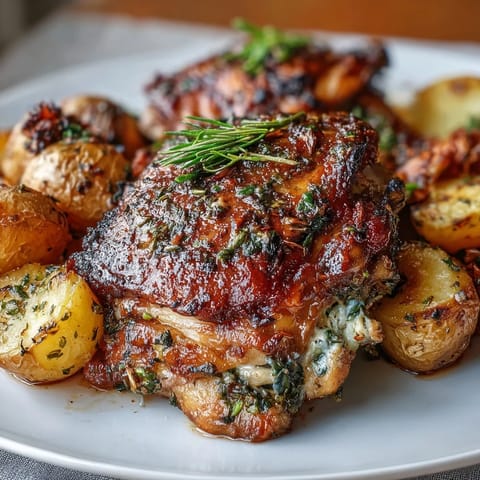 Herb Roasted Chicken Thighs