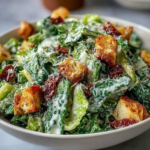 Celery Caesar Salad Crunch