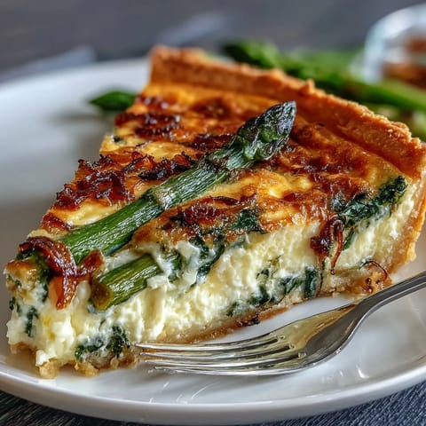 Spring Asparagus Quiche