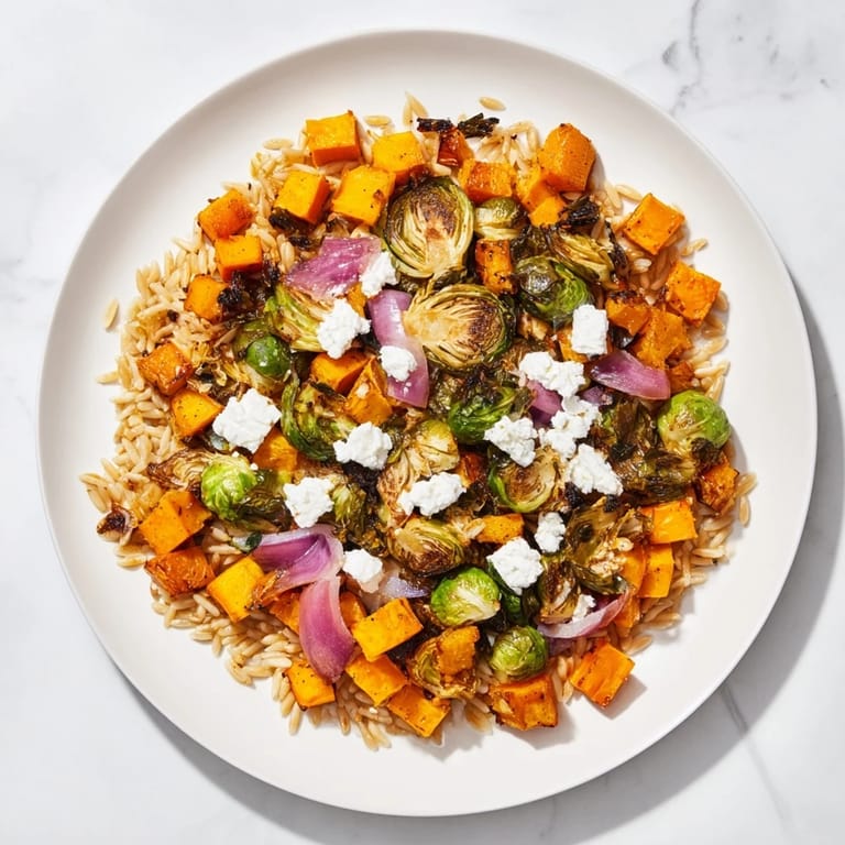 Delicious and healthy Best Fall Harvest Orzo Salad recipe, perfect for a cozy autumn meal.