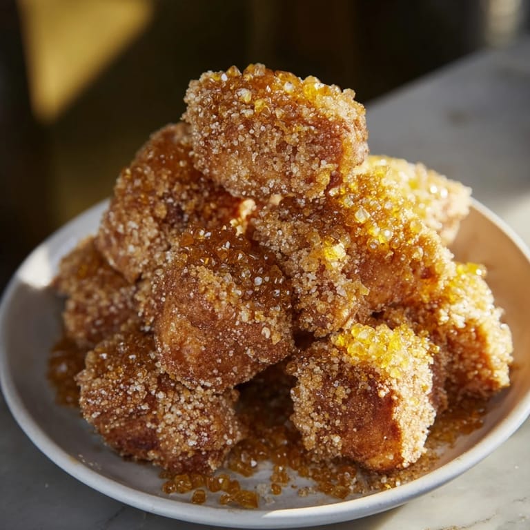 Picture the delicious Air Fryer Pasta Christmas Crack: crunchy, buttery pasta tossed in a cinnamon-sugar dusting.