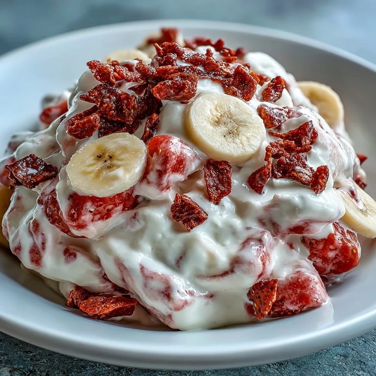 Served partially thawed, these gluten-free yogurt clusters offer a refreshing, crunchy dessert snack for any occasion.