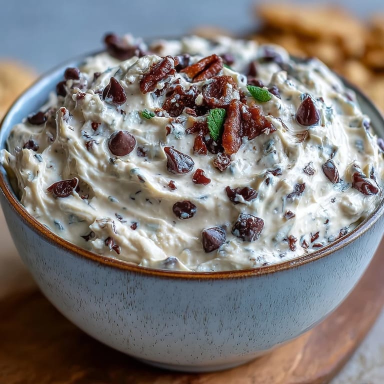 Protein-rich cottage cheese cookie dough dip, blended to perfection and paired with colorful fruit for a quick, wholesome treat.