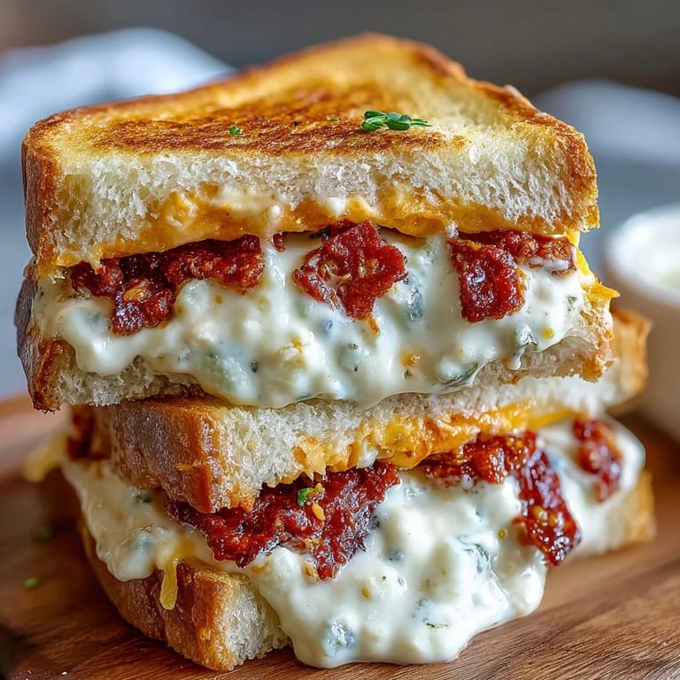 A stack of golden-crusted pimento cheese finger sandwiches with visible cheese filling, ideal for entertaining or casual snacking.