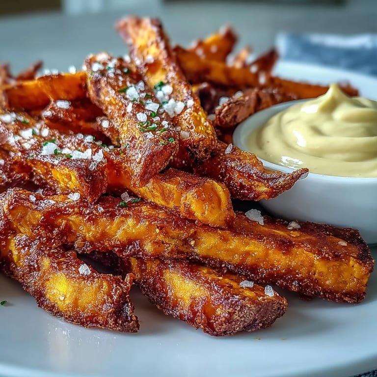 Deliciously seasoned air fryer sweet potato fries, a crowd-pleasing side dish made easy.